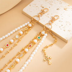 Gold Womens Ball Wallet Chain - iChainWallets