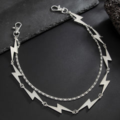 Mens Lightning Wallet Chain Cool Biker Wallet Chain - iChainWallets