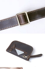 Small Shoulder Clutch Bag Crossbody Clutch Bag Mens Leather Crossbody Bag Clutch - iwalletsmen