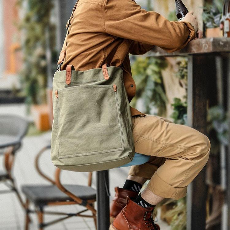 best men's tote bags for travel Best Tote Bags for Men Mens Canvas Tote Tote bag On Shoulder Mens Canvas Work Tote Bags for Men