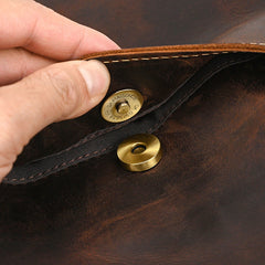 Men's Vertical Messenger Bag Leather Cross body Bags for Men Leather Cross Body Bag - iwalletsmen