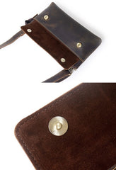 Crossbody Clutch Bag Mens Leather Crossbody Bag Clutch Vintage Shoulder Clutch Bag - iwalletsmen