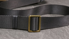 Black Small Messenger Bag Men's Black Leather Messenger Bag Small Black Leather Crossbody Bag - iwalletsmen