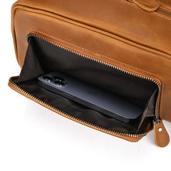 Men's Leather Toiletry Bag - iwalletsmen
