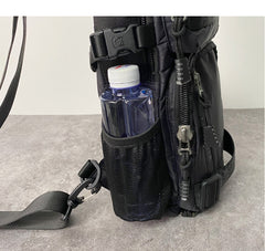 Large Leather Sling Bag for Big Guys - Handle Detail
