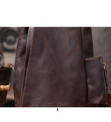 Big sling bag for men - strap adjustment buckle detail