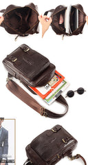 Sling Bag for Big Man - Leather Large Sling Backpack - Large Leather Sling Bag for Big Guys