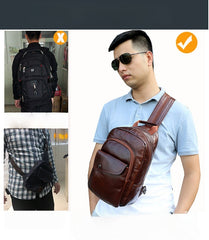 Sling Bag for Big Man - Size Comparison