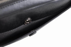 Small Mens Black Leather Crossbody Bag - iwalletsmen