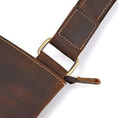 Men's Vertical Messenger Bag Leather Cross body Bags for Men Leather Cross Body Bag - iwalletsmen
