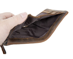 Mens Wallet with Coin Purse Billfold Leather Billfold with Coin Pocket - iwalletsmen