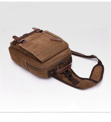 Canvas Large Sling Bag for Big Guys