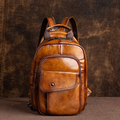 Sling Bag for Big Man - Zipper Detail