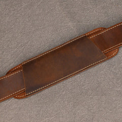 Brown Leather 14 inches Laptop Briefcase - iwalletsmen