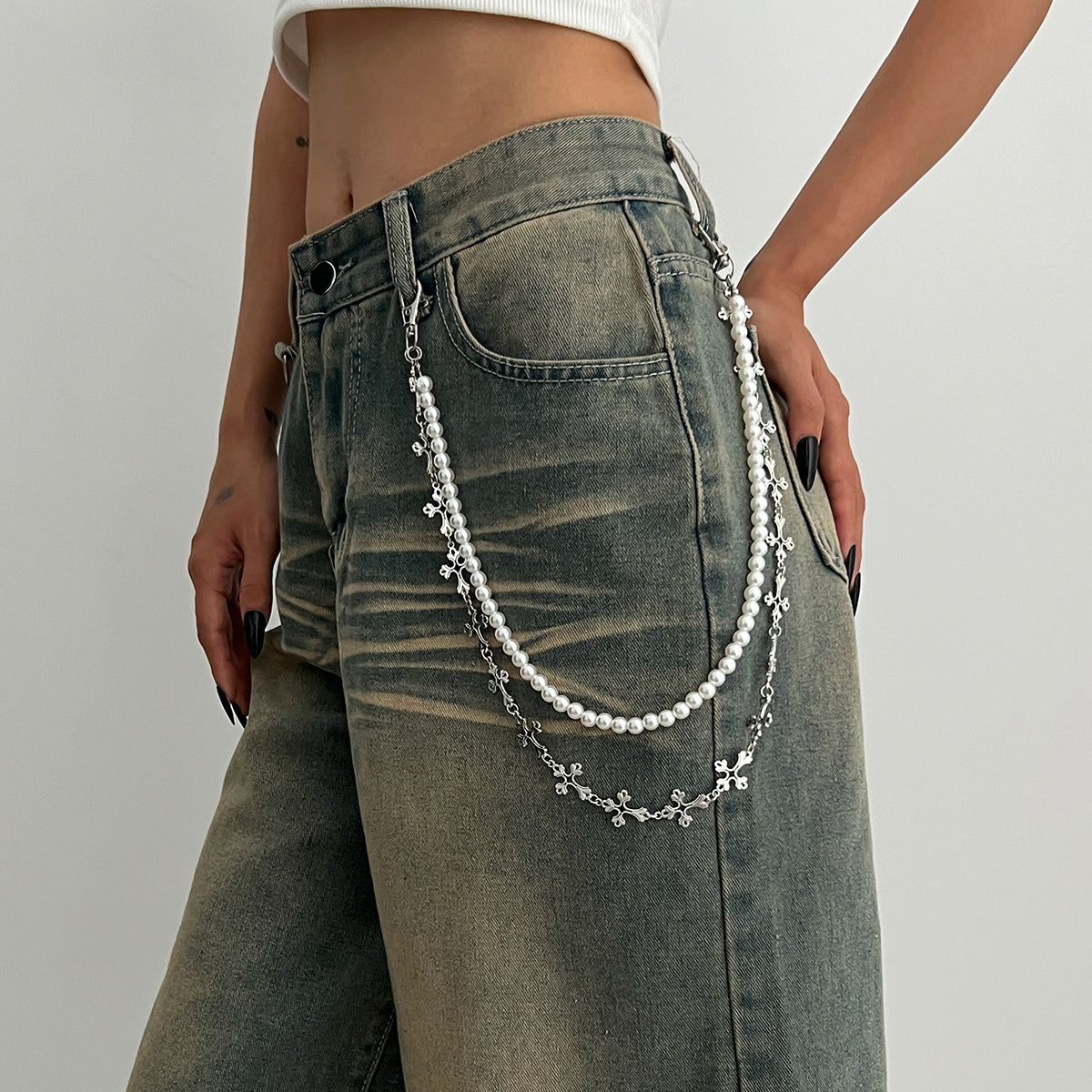 Pearl Wallet Chain for Women