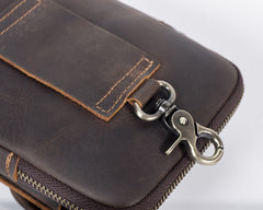 Belt Clip On Pouch Mens Belt Pouch Leather Belt Phone Pouch Leather Phone Belt Pouch - iwalletsmen
