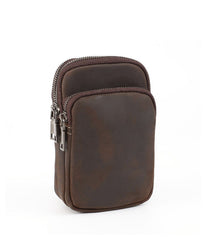 Leather Pouch Bag for Mens Small Pouch Bag for Men Belt Pouch for Men - iwalletsmen