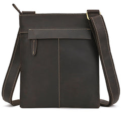 Men's Vertical Messenger Bag Leather Cross body Bags for Men Leather Cross Body Bag - iwalletsmen