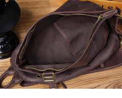 Sling bag for big man - front pocket zipper detail