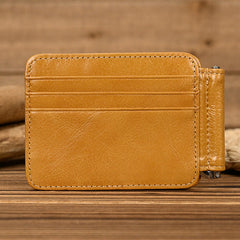 Bifold Leather Wallet with Money Clip Mens Bifold Wallets with Money Clip - iwalletsmen