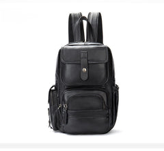 Leather Large Sling Backpack - Angle View