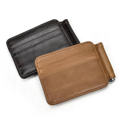 Bifold Leather Wallet with Money Clip Mens Bifold Wallets with Money Clip - iwalletsmen