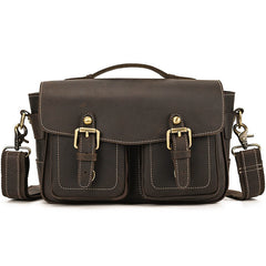 Retro Leather Camera Bag 
