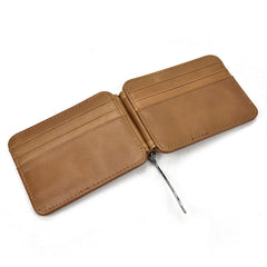 Bifold Leather Wallet with Money Clip Mens Bifold Wallets with Money Clip - iwalletsmen