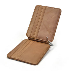 Bifold Leather Wallet with Money Clip Mens Bifold Wallets with Money Clip - iwalletsmen