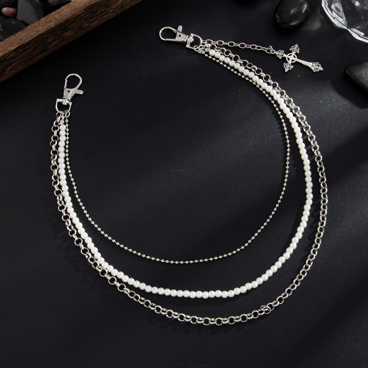 Pearl Wallet Chain for Women