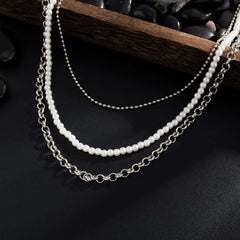 Pearl Wallet Chain for Women Triple Wallet Chain Womens Ball Wallet Chain