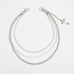 Pearl Wallet Chain for Women Triple Wallet Chain Womens Ball Wallet Chain