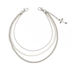 Pearl Wallet Chain for Women Triple Wallet Chain Womens Ball Wallet Chain