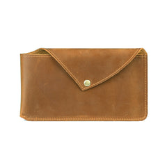 Leather Phone Holster for Belt Mens Leather Belt Bag Pouch Bag Leather Cell Phone Holster with Belt Loop - iwalletsmen