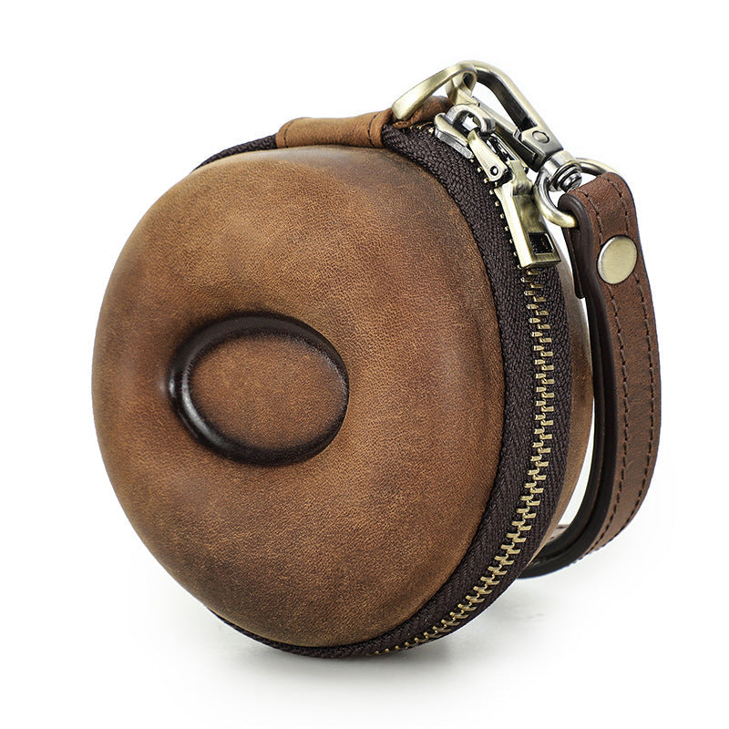 Genuine Leather Watch Case Leather Travel Watch Case for Men Leather Watch Travel Case - iwalletsmen