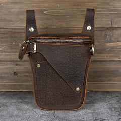 Full Grain Leather Belt Bag Mens Leather Holster Belt Bag Belt Bag Holster - iwalletsmen