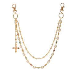 Womens Wallet Chain with Cross - iChainWallets