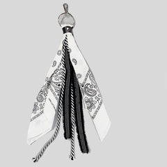 Paisley Bandana Pants Chain Kerchief Trousers Chain Biker Headscarf Jeans Chain Pants Chain