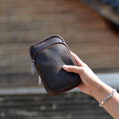 Leather Pouch Bag for Mens Small Pouch Bag for Men Belt Pouch for Men - iwalletsmen