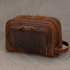 Full Grain Leather Toiletry Bag 