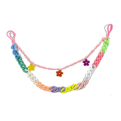 Cute Womens Plastics Jeans Chain Colorful Light Four Layers Panties Chains For Women