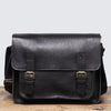Black Leather Satchels for Men 
