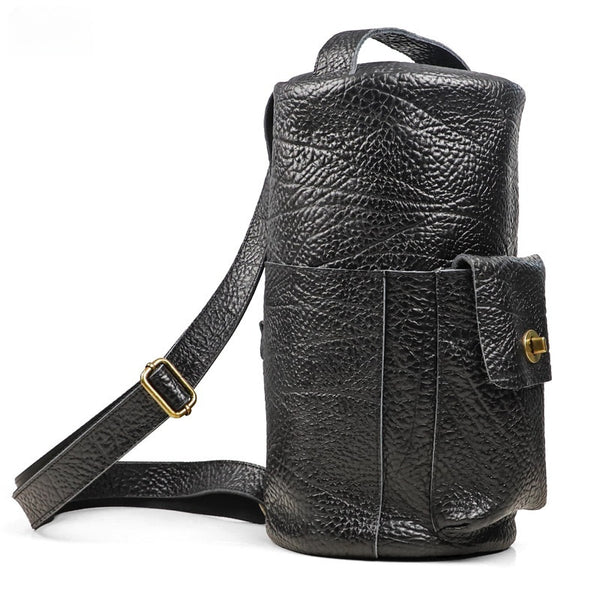 big sling bag for men bison black color