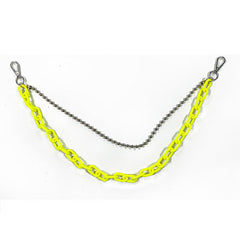 Cute Womens Strawberry Plastics Jeans Chain Colorful Light Double Layers Panties Chains For Women