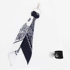 Paisley Bandana Kerchief Trousers Chain Pants Chains Biker Headscarf Jeans Chains Pants Chain