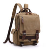 Brown Sling Bag for Big Man –  Convertible Canvas Large Sling Backpack – Large Canvas Sling Bag for Big Guys