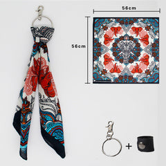 Paisley Bandana Kerchief Trousers Chain Pants Chains Biker Headscarf Jeans Chains Pants Chain