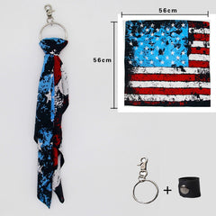 Navy Paisley Bandana Kerchief Trousers Chain Pants Chains Biker Headscarf Jeans Chains