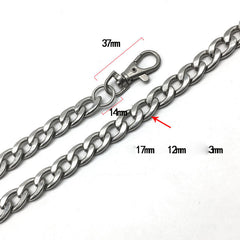 Silver Mens Long Wallet Chain Biker Wallet Chain Cool Silver Pants Chain For Men
