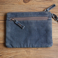 Vintage Denim Black Womens Envelope Bag Clutch Jean Wristlet Bag Hand Bag For Men